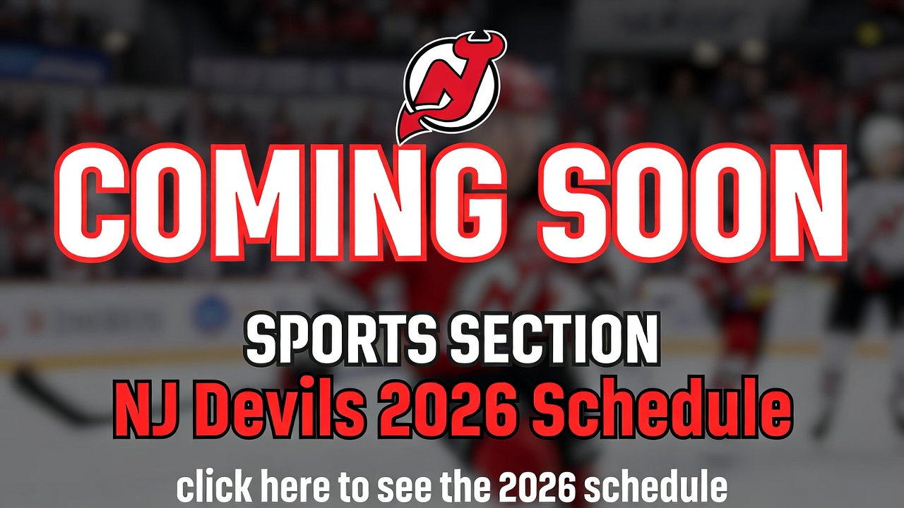 NJ Devils 2026 Schedule – The Jersey Review